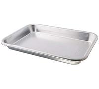 Nordic Ware 47400 Naturals Baker's Eighth Sheet Aluminium Tray Premium Bakeware to Bake and Reheat Small Meals, Silver