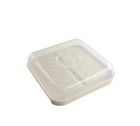 Nordic Ware 60173 Slanted Bacon and MeatTray, Plastic, White