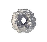 Nordic Ware 85348 Platinum Holiday Wreath Bundt Pan,Silver