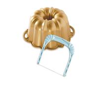 Nordic Ware Anniversary Bundt Pan & Bundt Slicer - Gold Nordic Ware Gold