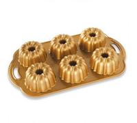 Nordic Ware Anniversary Bundtlette Pan Gold