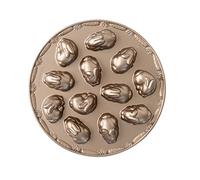 Nordic Ware Baby Bunny Bites Cakelet Pan, Cast Aluminium Cake Tin with Cute Design, Premium Non-Stick Pan Made in The USA, Colour: Toffee, 2-Cup Capacity