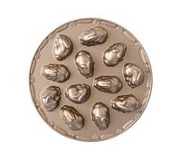 Nordic Ware Baby Bunny Bites Cakelet Pan, Cast Aluminium Cake Tin with Cute Design, Premium Non-Stick Pan Made in The USA, Colour: Toffee, 2-Cup Capacity