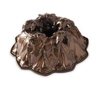 Nordic Ware baking tin “autumn leaves bundt”, die-cast aluminium, brown, 10.5 x 3.7, 1 unit, 26,7 x 26,7 x 9,5 cm,85948