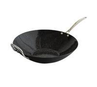 Nordic Ware Basalt Aluminized Steel Spun Wok, 14-Inch, Ceramic Coating