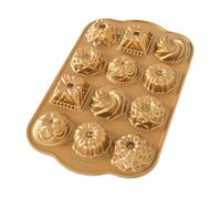 Nordic Ware Bundt Charms Pan Gold