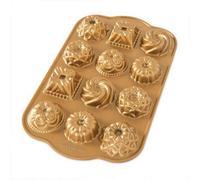 Nordic Ware Bundt Charms Pan Gold
