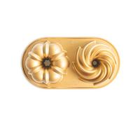 Nordic Ware Bundt Pan: Classic Bundt, 5 Cups, Gold