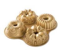 Nordic Ware Bundt Quartet Pan Gold
