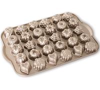 Nordic Ware Bundt Tea Cakes and Candies Pan, Original Cast Aluminium Cake Tin,