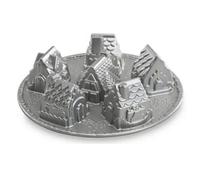 Nordic Ware Cakelet Tin: 6 Hole Nordicware Cozy Village Tin