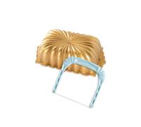 Nordic Ware Classic Fluted Loaf Pan & Bundt Slicer - Gold Nordic Ware Gold