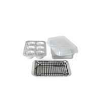 Nordic Ware Compact Naturals 5-Piece Grilling & Baking Set in Silver Nordic Ware Silver