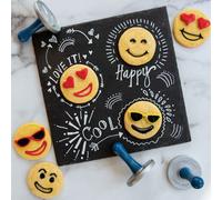 Nordic Ware Cookie Stamp Set: 3 X Emoji Cookie Stamps