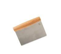 Nordic Ware Dough Scraper, Stainless Steel Dough Cutter with Beechwood Handle, Premium Baking Equipment for Cutting Dough and Scraping Work Surfaces, Colour: Silver