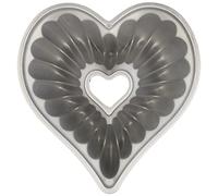 Nordic Ware Elegant Heart Cast Aluminum Bundt Pan, 10 Cup, Toffee