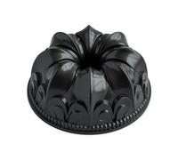 Nordic Ware Fleur De Lis Bundt Pan, Original Cast Aluminium Bundt Tin, Bundt Cake Tin with Majestic Pattern, Cake Mould Made in The USA, Colour: Toffee