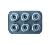 Nordic Ware Formed Classic Donut Pan, 6 Cavities, Twilight Blue
