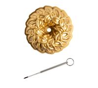 Nordic Ware Gold 80th Anniversary Bundt Pan & Thermometer Set Nordic Ware Gold