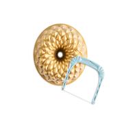 Nordic Ware Kaleidoscope Bundt Pan & Bundt Slicer - Gold Nordic Ware Gold