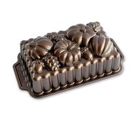 Nordic Ware Loaf Pan Harvest Bounty Bronze Aluminium Nonstick Durable Baking