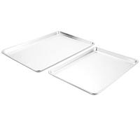 Nordic Ware Natural Aluminum Commercial Baker's Half Sheet and Big Sheet