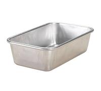 Nordic Ware Naturals 1.5 Pound Loaf Pan, Natural Aluminium Bread Tin with Superior Heat Conductivity, Premium Bakeware Made in the USA, Silver