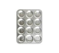 Nordic Ware Naturals Aluminium 12 Cup Muffin Pan