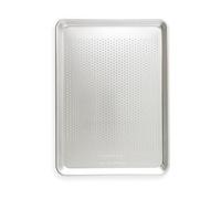 Nordic Ware Naturals Perforated Crisping Half Sheet Pan for Baking or Roasting, Uncoated Natural Aluminum with Reinforced Steel Rim Prevents Warping