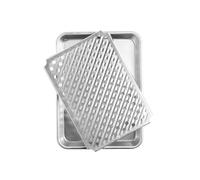 Nordic Ware Naturals Quarter Sheet with Multi-Purpose Oven and Cooling Rack