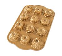 Nordic Ware Bundt Charms Pan Gold