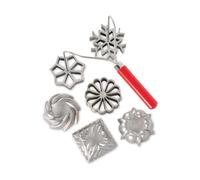 Nordic Ware Nordic Ware rosette iron set Red