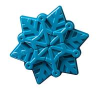 Nordic Ware NW 88242 Baking Mould, Cake Mould, Snowflake, Frozen, Winter Blue, Aluminium, Non-Stick