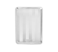 Nordic Ware Prism Half Sheet, Aluminium Baking Sheet with Improved Airflow, Premium Bakeware Made in The USA, Silver, L: 16.3" x W: 11.3" x H: 1"