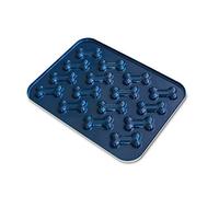 Nordic Ware Puppy Love Treat Pan, Aluminium Pan with 1 Cup Capacity, Premium Bakeware for Healthy Dog Treats, Navy, Made in USA