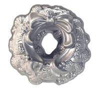 Nordic Ware Silver Holiday Wreath Bundt Pan