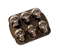 Nordic Ware Skull-shaped Cake Mold 30x25 cm Brown