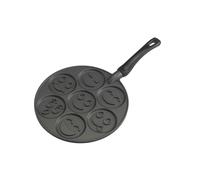 Nordic Ware Smiley Face Pancake Pan Silver, 10 12 inch diameter
