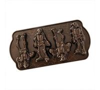 Nordic Ware Spooky Skeleton Cakelet Pan Bronze