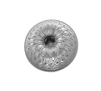 Nordic Ware Stained Glass Bundt Pan, The Original Cast Aluminium Bundt Tin, Official Bundt Cake Tin with Gothic Pattern,Cake Mould Made in The USA, Colour: Silver Metallic, 88737