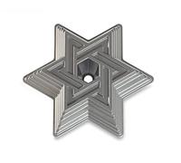 Nordic Ware Star of David Bundt Pan, Non-Stick Cake Pan, Colour Silver