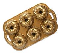 Nordic Ware Gold Swirl Bundtlette