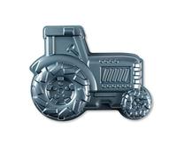 Nordic Ware Tractor Non Stick Cake Pan, 3D Shaped Cake Mould, Cake Tin Made from Cast Aluminium, Children's Cake Tin Made in the USA, Colour: Blue