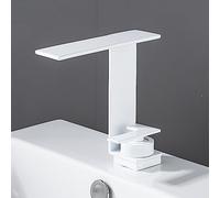 nordic waterfall style basin faucet hot and cold home toilet bathroom counter basin sink washbasin, white