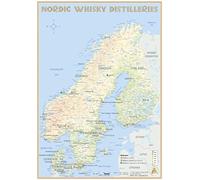 Nordic Whisky Distilleries - Tasting Map: The Whisky Landscape in Overview