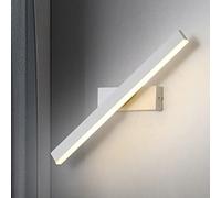 Nordic White Wall Lantern LED Ceiling Wall Lamp Indoor 350° Rotatable Wall Mounted Living Room Wall Sconce Minimalist Dresser Light Bedside Astigmatism Lamp