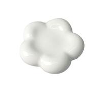 Nordic wind household creative flowers simple pure white ceramic pendulum plate-flower plate