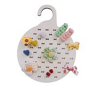 Nordic Wooden Hair Ties Bowknot Holder Ponytail Scrunchies Storage Organizer Display Stand Wall Hanger
