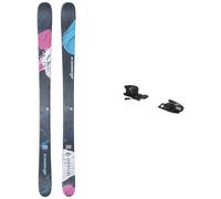 Nordica - Alpine ski bindings - Pack Unleashed 90 Blue/Aqua/Pink 2025 - Navy Navy