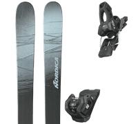 Nordica Unleashed 108 Flat Skis, 180cm Silver/Black/Rust 2024